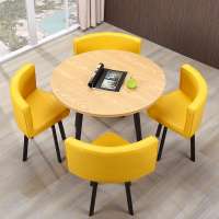 Dining table set kitchen table and chairs Restaurant set Round Wood Table and chair