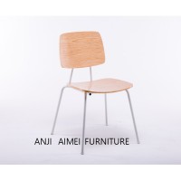 Modern  Simple  Restaurant  Plywood  Dining  Chair