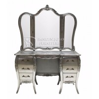 unique Classic style silver dressing table for hotel